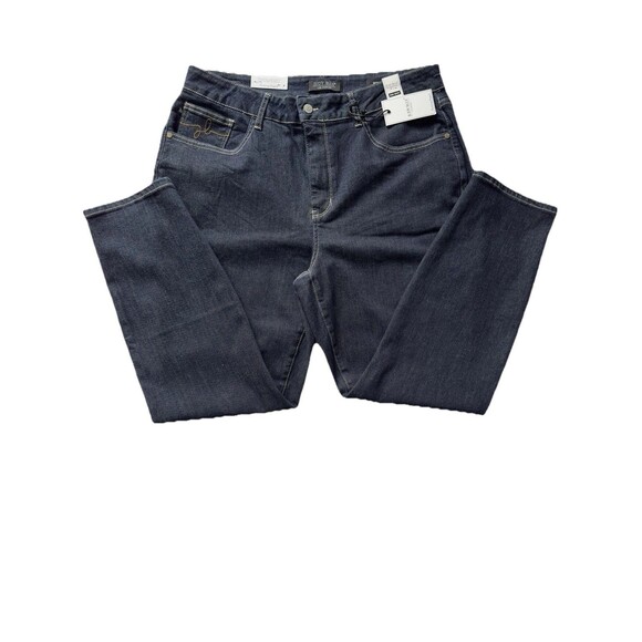 Judy Blue Mom Fit High Waist Jeans 18W Dark Wash Stretch Plus Size NWT - Picture 3 of 14